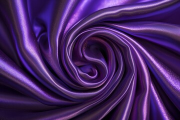 Elegant And Shiny: Mesmerizing Swirls In Luxurious Purple Satin