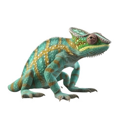 Obraz premium Chameleon PNG Cutout, Generative AI