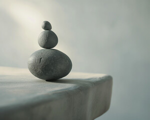 Sfondo rilassante. Zen. Equilibrio.