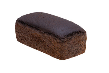 black bread isolated