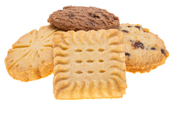 Scottish shortbread isolated