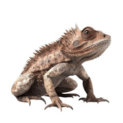 Obraz premium Frilled Lizard PNG Cutout, Generative AI