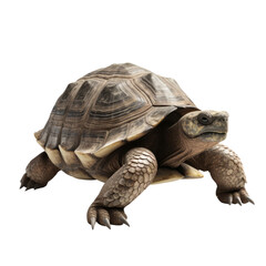 Fototapeta premium Galapagos Tortoise PNG Cutout, Generative AI