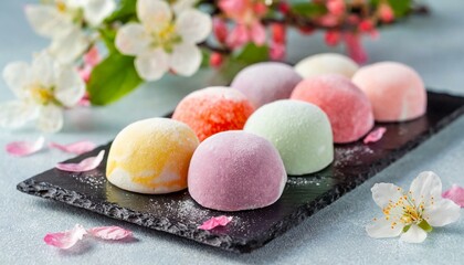 Japanese Mochi - Rice Cake or Mochigome Confectionary - Traditional Sweets from Japan - Presented in a Delightful and Tasteful Way