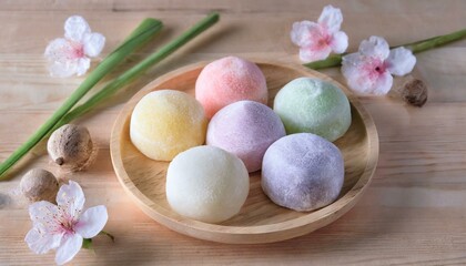 Japanese Mochi - Rice Cake or Mochigome Confectionary - Traditional Sweets from Japan - Presented in a Delightful and Tasteful Way