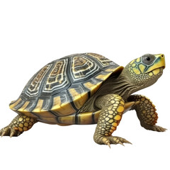 Obraz premium Sideneck Turtle PNG Cutout, Generative AI