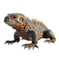 Fototapeta premium Uromastyx Lizard PNG Cutout, Generative AI