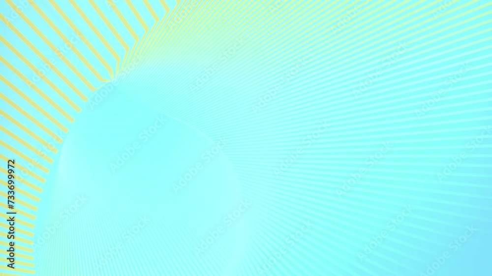 Poster Spiral surface with line pattern. 3d rendering loop animation 4K
