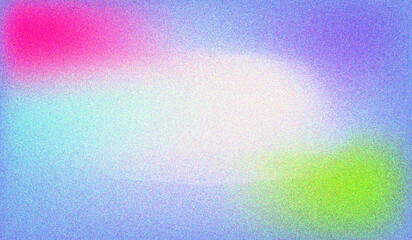 Abstract colorful gradient background with grainy noise template design