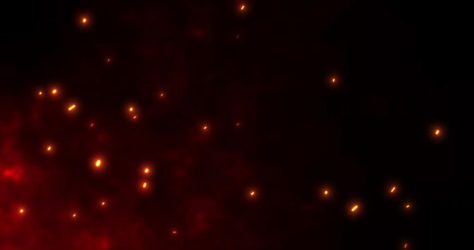 Abstract background like smoke and sparks