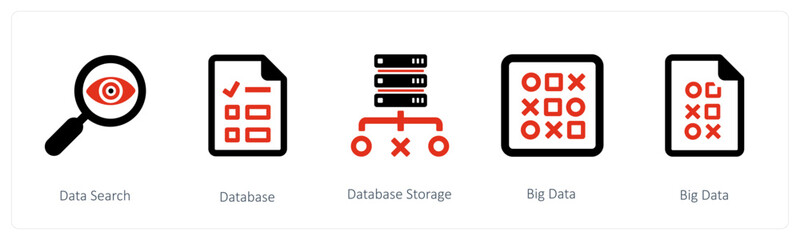 Data Search, database and Database Storage