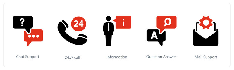 chat support, 24x7 and information