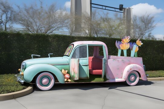 Wheels of Wonder Bunnys Drive-by Eggs Trava Ganza