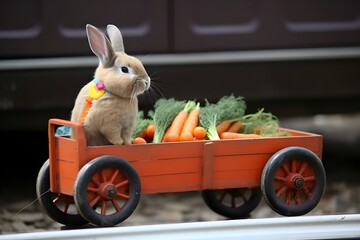 Cruisin' for Carrots: Bunny's Easter Egg Delivery
