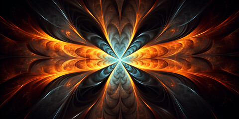 Abstract computer wallpaper, fire border on black background, Burning flame background, Vector Background Fire And Flames