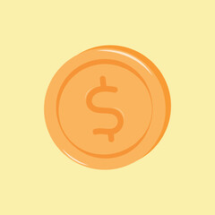 currency, gold, coin, illustration, vector, finance, money, wealth, cash, isolated, circle, symbol, award, clip art, round, business, template, icon, badge, bank, dollar, gambling, game, investment, n