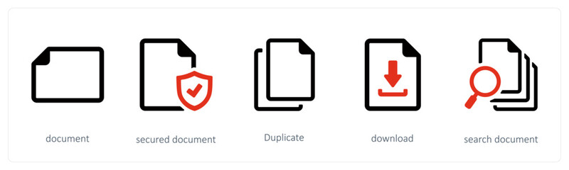 Fototapeta premium document, secured document