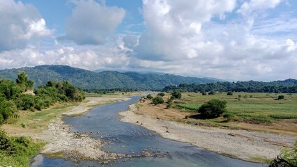 river in the mountains