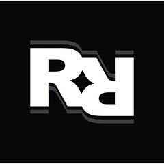 Letter RR Design Logo Vector