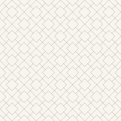 Vector seamless pattern. Modern line stylish texture. Repeating geometric tiles. Thin linear rectangular grid. Square elements form simple contrast print.