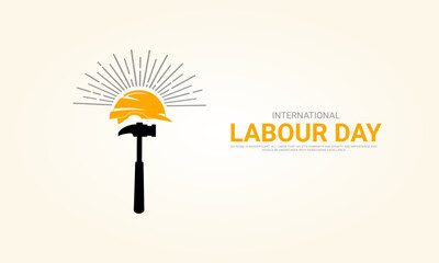 International Labor Day. Labour day. May 1st labour day. 3D illustration
