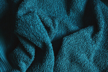 Texture of a cotton bath towel