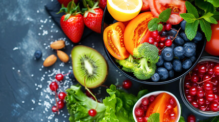 A healthy food alternative menu concept