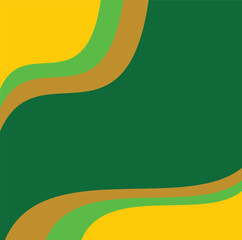 Background yellow, light green, green, brown Desain Logo vector