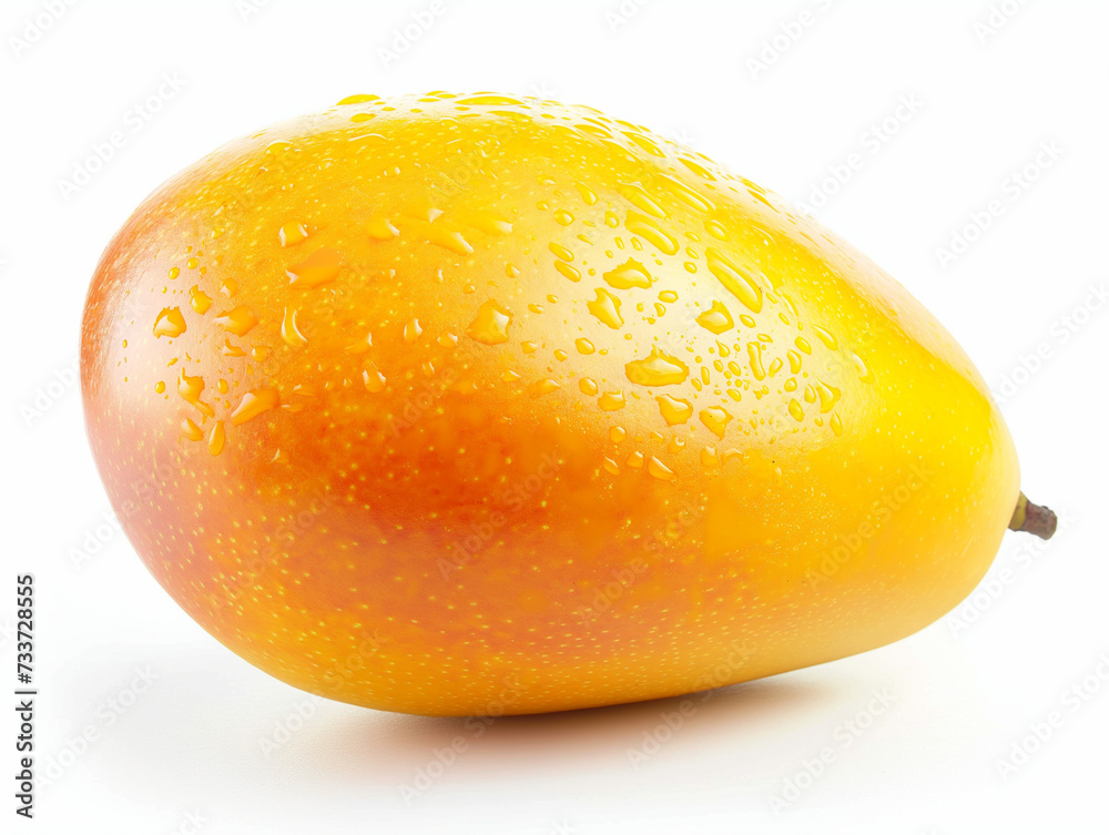 Wall mural mango on white background - Wall murals
