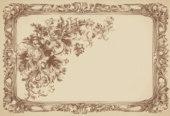 Vintage frame.