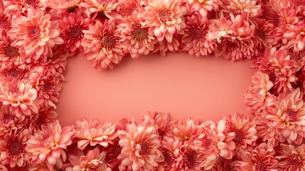 Obraz premium photorealistic image of a single pink rose in full bloom, its velvety petals contrasting against a soft pink background