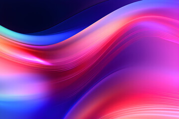 Abstract background with smooth lines in blue and yellow pink purple colors Background with pink