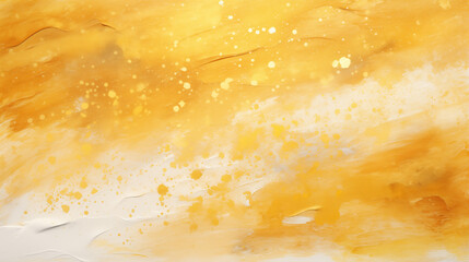 Złote tło namalowane farbą olejną na płótnie - artystyczna abstrakcyjna nowoczesna sztuka....