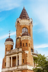 Fototapeta na wymiar Gardos or Millennium Tower, Kula Sibinjanin Janka in Zemun, Belgrade in Serbia