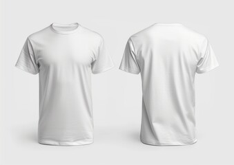 High Resolution White T-Shirt Mockup