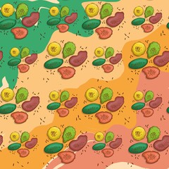 Seamless Pattern. Kue Cubit