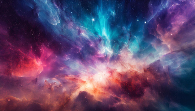 paradis ou au-del&agrave;, &eacute;toiles, univers de galaxie, spiritualit&eacute; astrale divine