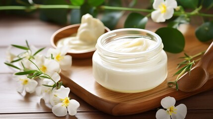 Fototapeta na wymiar Cosmetic ingredients for home use for skin care