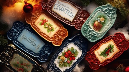 relaxation holiday labels