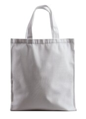 white fabric bag isolated with clipping path for mockup