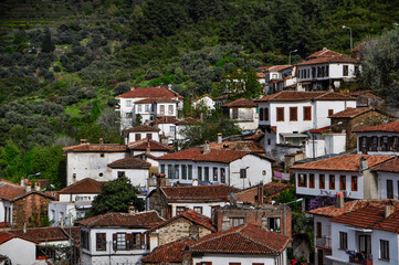 Fototapeta na wymiar view of the village of sirince, izmir