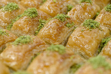 Traditional Turkish dessert, baklava