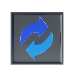 reload 3d icon