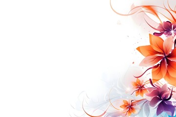 A flower background with orange flowers

