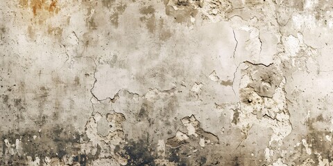 Vintage abstract background of rough, aged concrete wall with a polished, clean surface and natural cream tones.