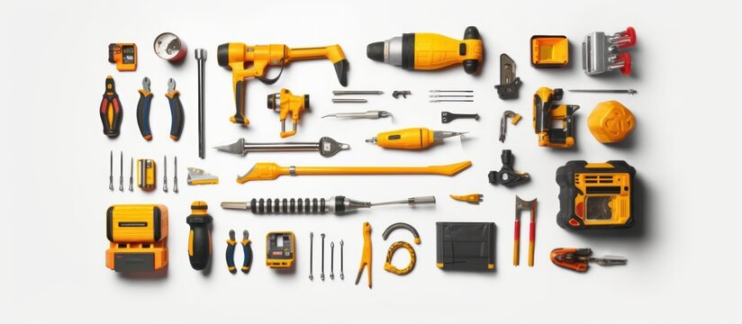 several types of electric carpentry tools