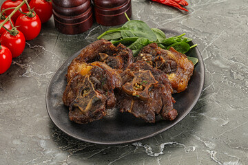 Grilled Lamb neck with spices