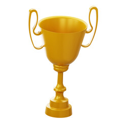 Award Trophy 3D Icon