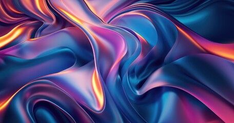 spectral silk wave artistry. abstract background