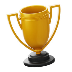 Golden Trophy 2 3D Icon